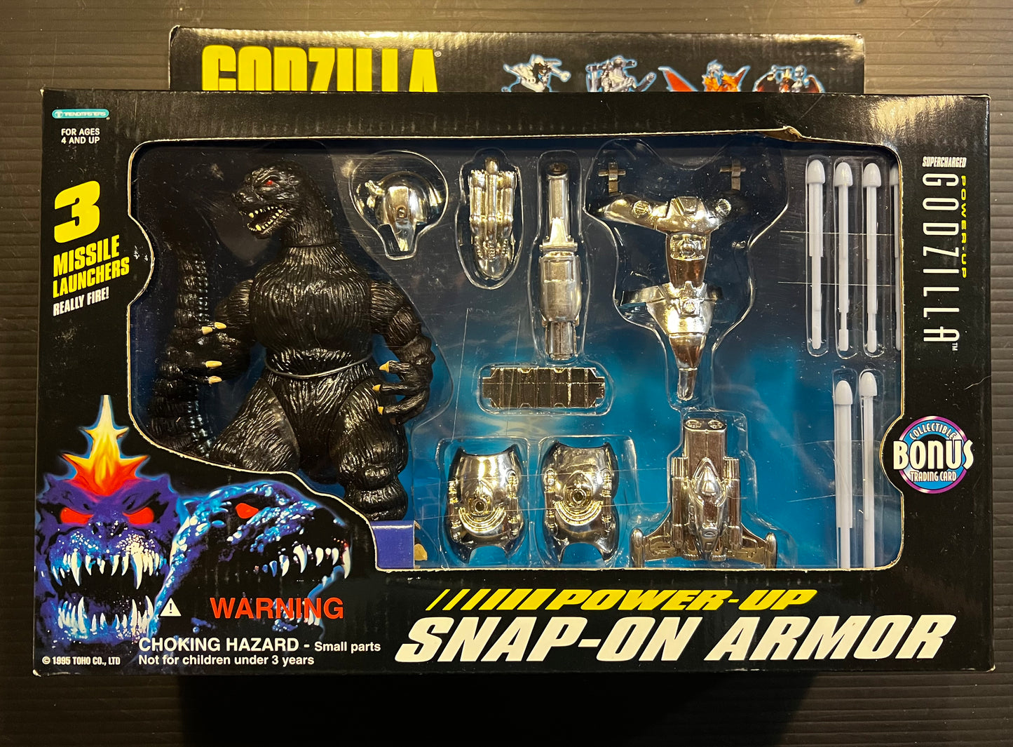 Trendmasters Power-Up Godzilla Set
